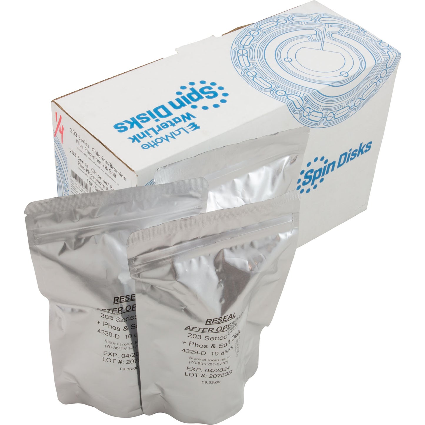 Reagent Cart Disk, Lamotte WaterLink,Brom/Chlor/Phos, 100 Pk