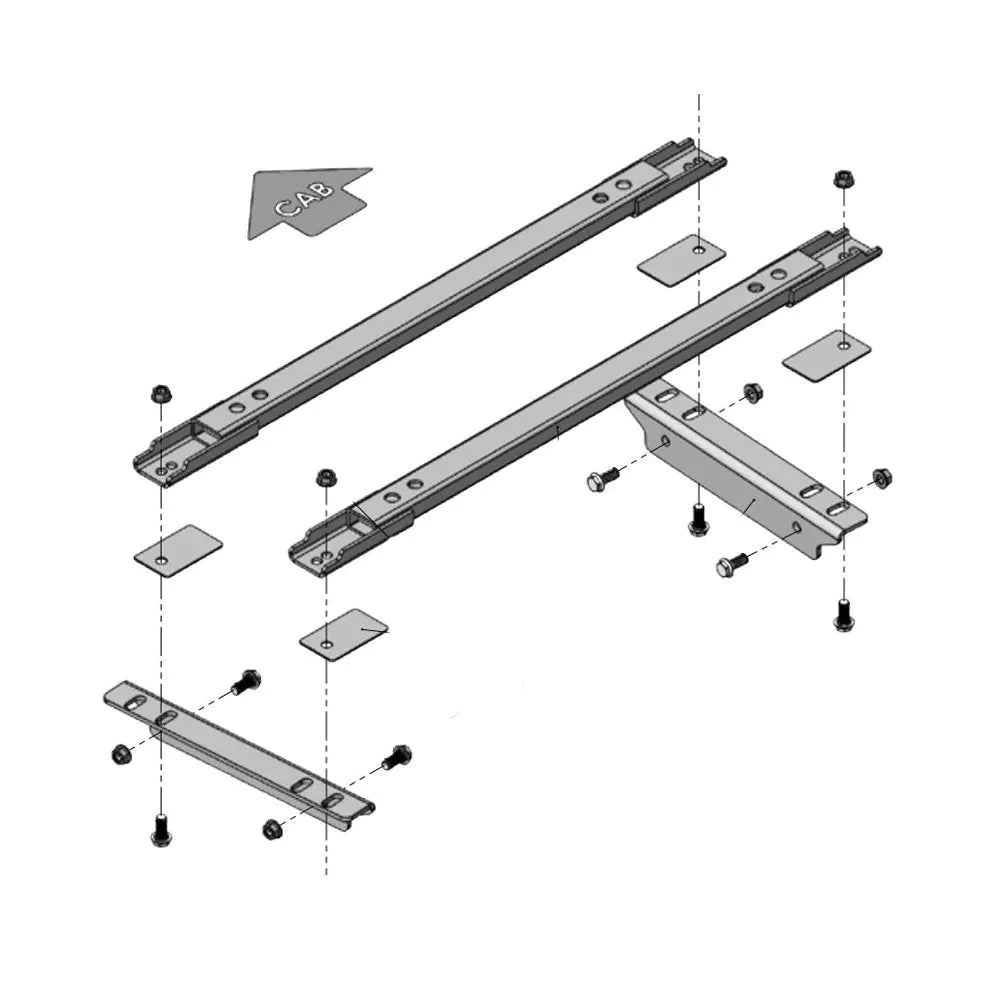 Demco - 8551012 - FRAME BRACKET KIT F/2020 CHVY/compatible/replacement for GMC