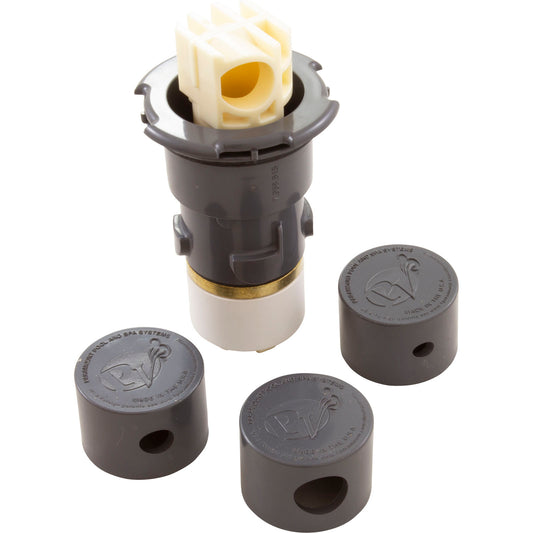 Cleaning Head, Paramount PV3, w/Caps, Gray