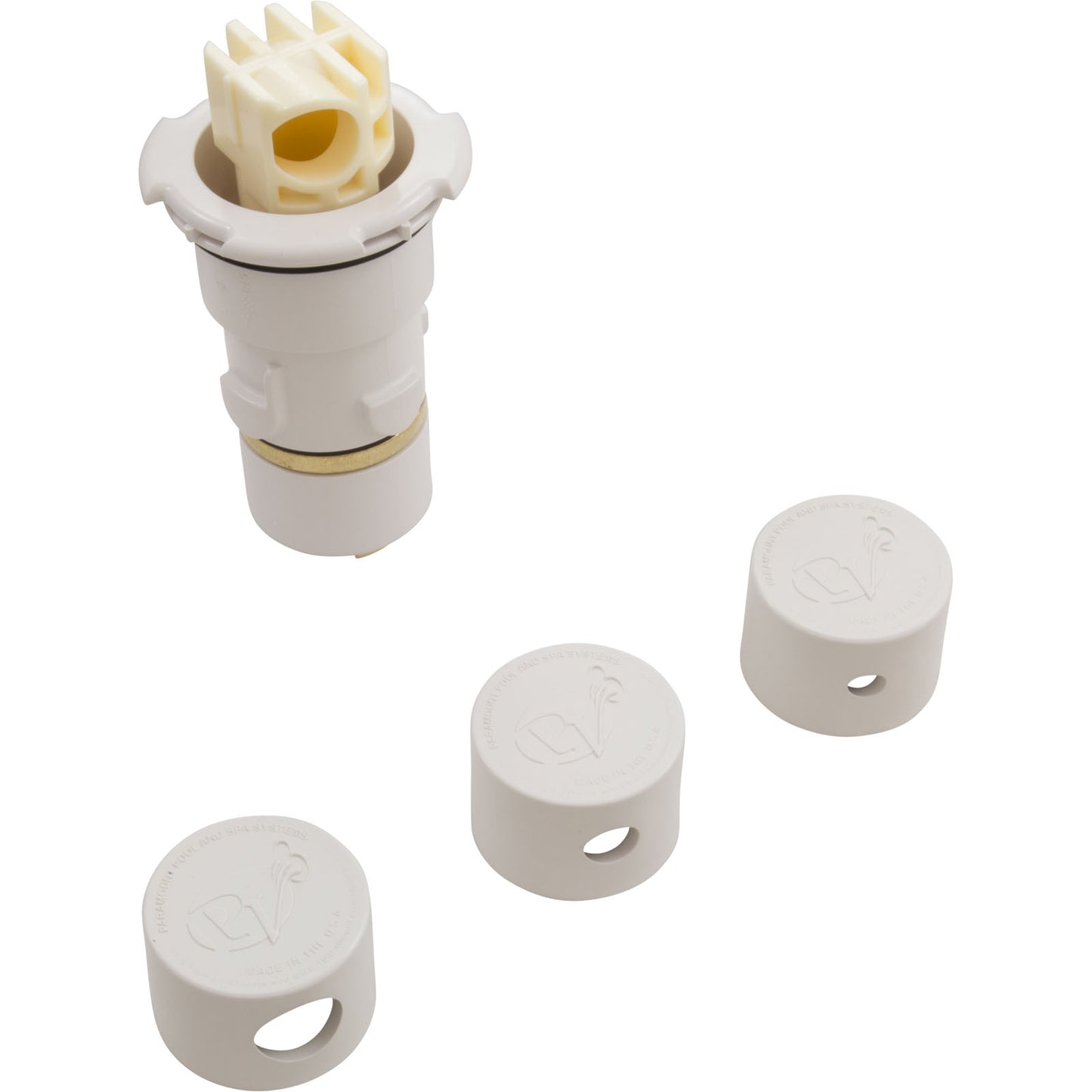 Replacement Nozzle, Paramount PV3, White, w/ Caps