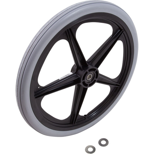 Wheel Complete, Hammerhead, For Service Cart, 20"