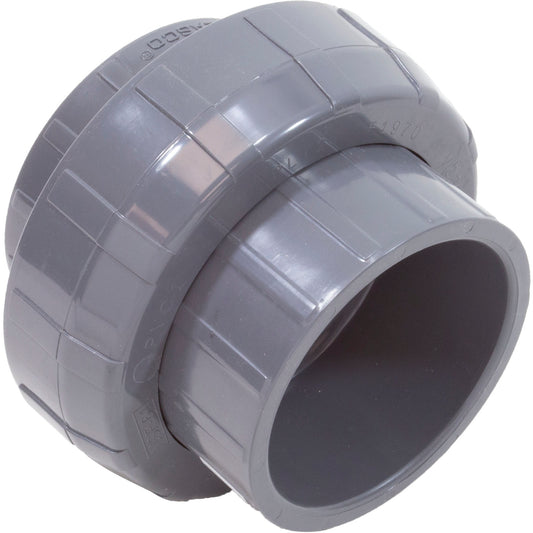 Union, Lasco, 3"s x 3"s, O-Ring Type, SCH80 PVC