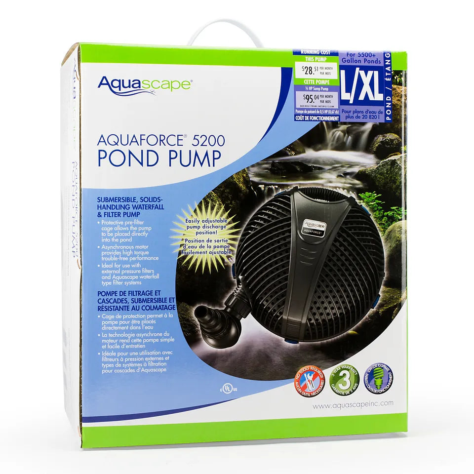 AQUAFORCE 5200 SOLIDS-HANDLING POND PUMP