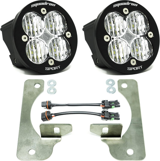 Baja Designs 447068 Black anodize Fog Pocket Kit, 1 Pack