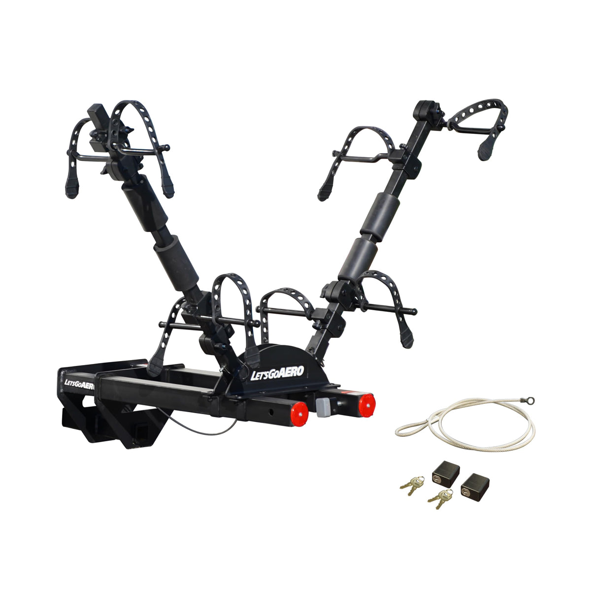Let's Go Aero V-Lectric 3.0 Slideout Two Bike Carrier (Model B02615)
