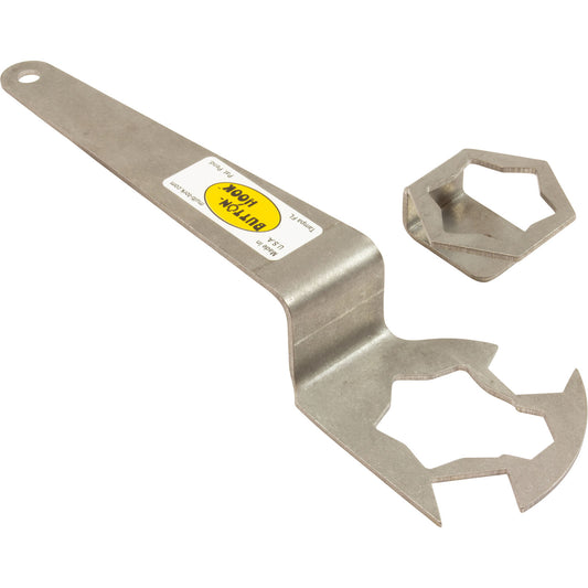 Tool, Button-Hook Kit, Wrench & 3/8" Drive Socket, SS