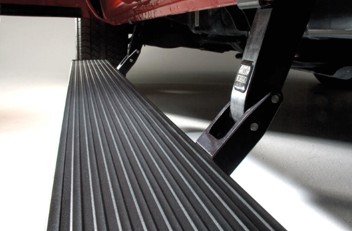 Amp Research 21C F150 (exc POWER/ECO Boost) SUPERCREW/SUPERCAB Plugnplay Powerstep - 76152-01A