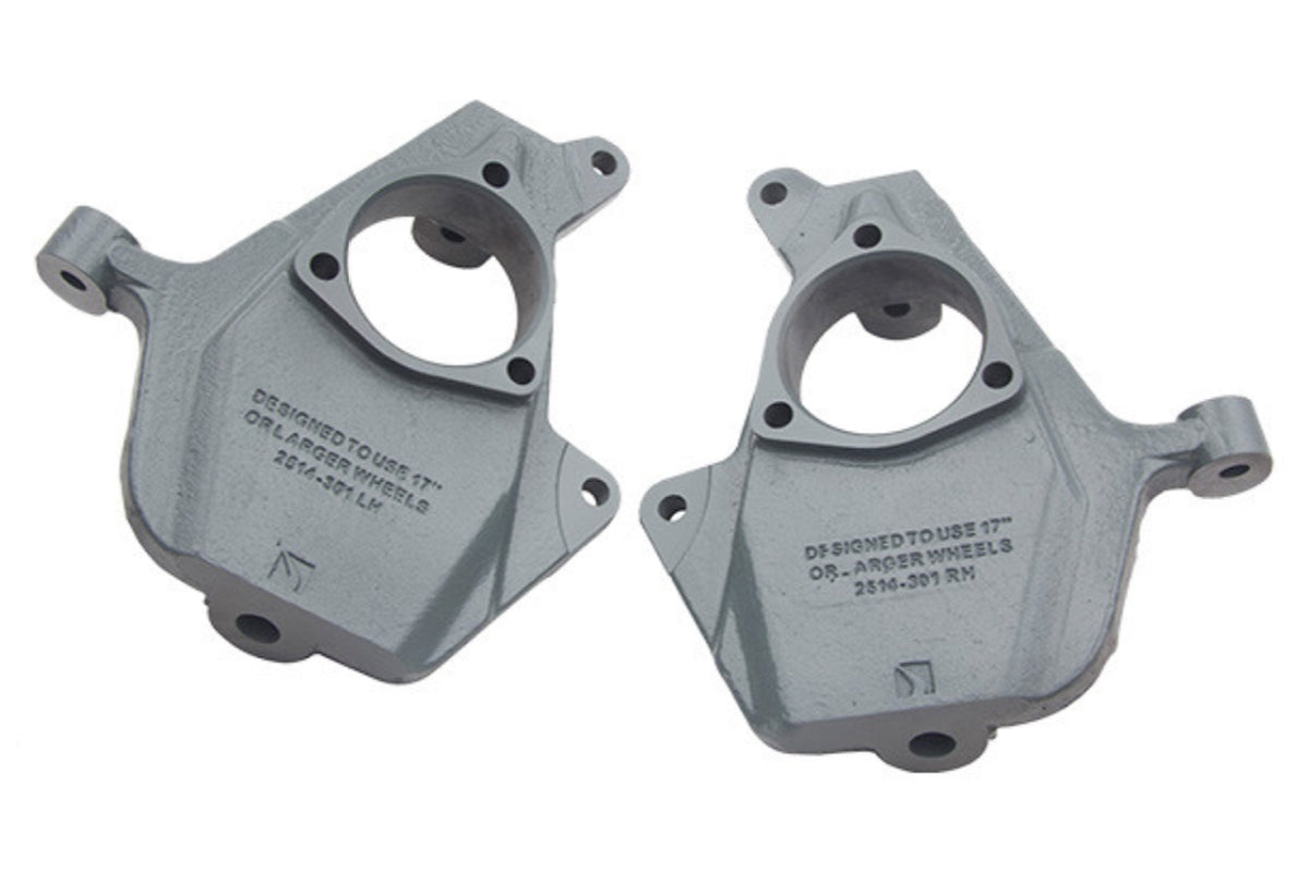 Belltech (KW Automotive) 1420 SILVERADO/SIERRA/ESCALADE/TAHOE/YUKON Drop Spindle Set 2 in Drop 2WD + 4WD (driving Axles) - 2514