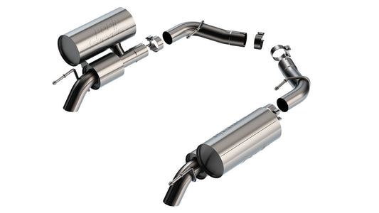 Borla Exhaust 2223 Grand Wagoneer 6.4L Axleback Stype Exhaust System with Turndown Tips - 11990