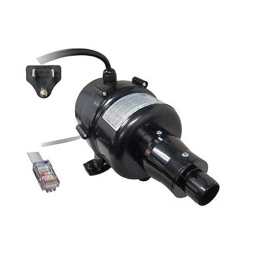 CG Air Silver Series SLS-6-75 120V spa air blower with integrated 750W heater