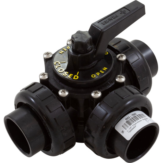 1-1/2" 3 Port Perma-Sealvalve "Unionized"