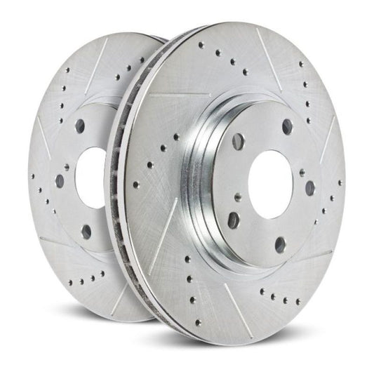 PowerStop - 11-18 Ram 5500 Front Left Evolution Drilled & Slotted Rotor (AR83074XL)