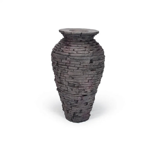 STACKED SLATE URN - 33.5" H (85 CM)